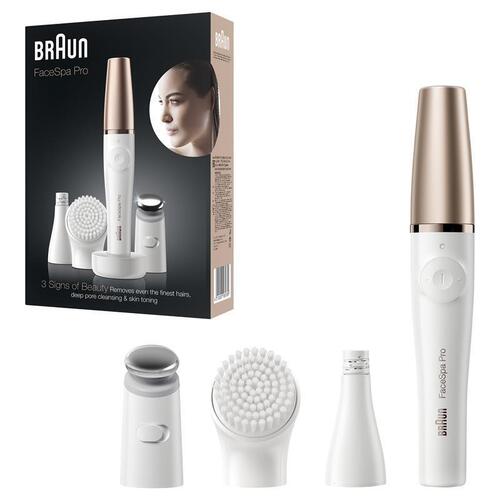 Braun Facespa Pro 3 in 1 with Facial Epilator White/Gold 911 Online Only