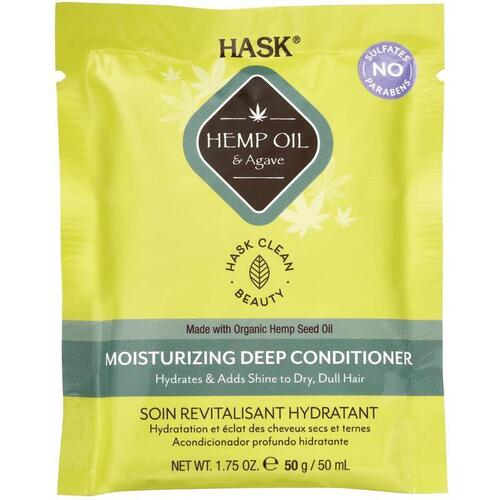 Hask Hemp Oil Moisturizing Deep Conditioner Sachet 50g