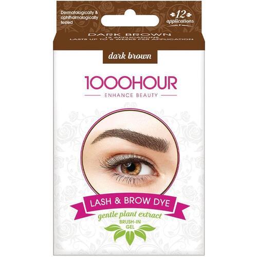 1000 Hour Plant Based Brush In Dye Kit Dark Brown