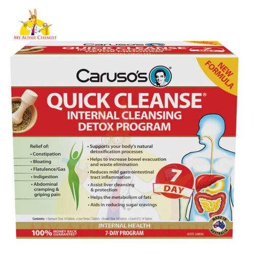 Carusos Quick Cleanse Cleansing Detox Program 7 Day