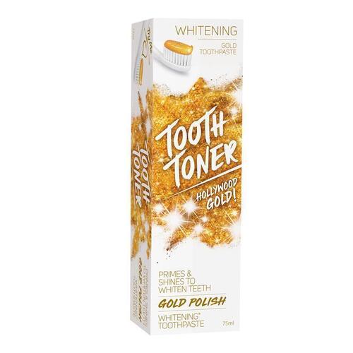 Designer White Toothpaste Tooth Toner Gold 75ml Online Only