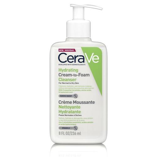 CeraVe Hydrating Cream To Foam Cleanser 236ml