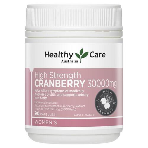 Healthy Care High Strength Cranberry 30000mg 90 Capsules