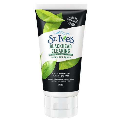 St Ives Naturally Clear Scrub Green Tea 150ml