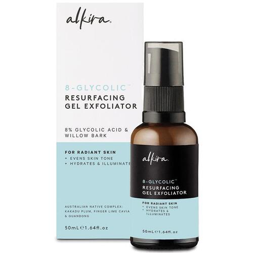 Alkira 8 Glycolic Resurfing Gel Exfoliator 50ml