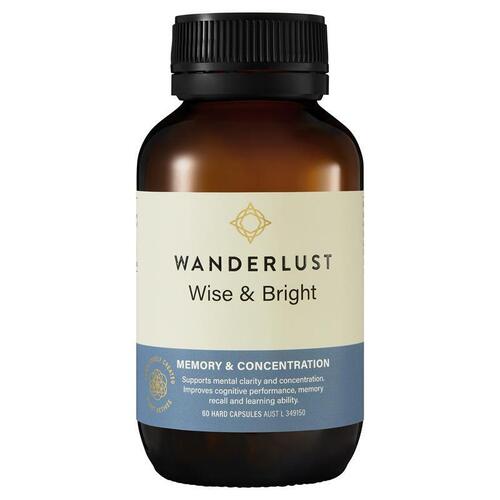 Wanderlust Wise & Bright 60 Capsules