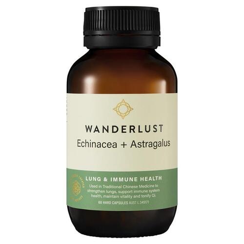 Wanderlust Echinacea + Astragalus 60 Capsules