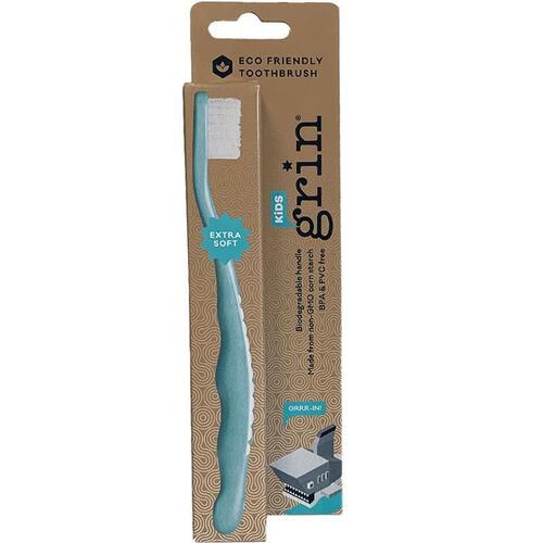 Grin Kids Bio Toothbrush Blue 1 Pack