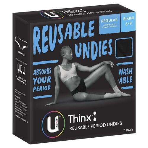 U By Kotex Bikini Regular Size 6-8