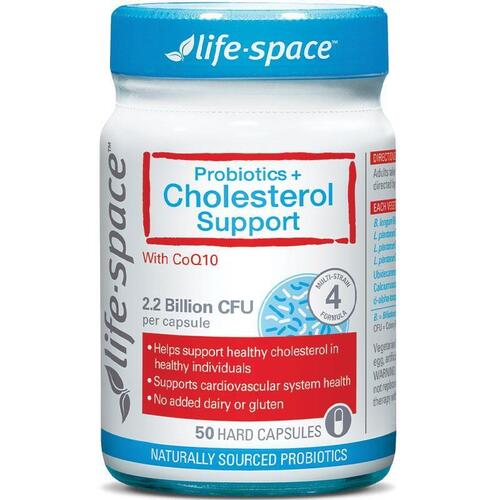 Life Space Probiotic + Cholesterol Support 50 Capsules