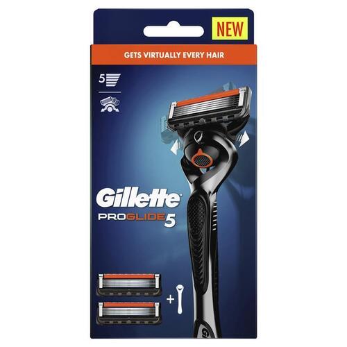 Gillette Fusion Proglide Razor + 2 Blade Refills