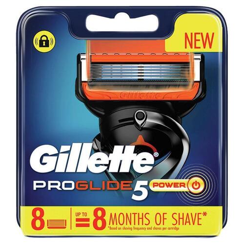 Gillette Fusion Proglide Power Razor Blades 8 Pack