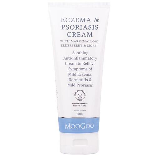 MooGoo Eczema & Psoriasis Cream With Marshmallow & Elderberry 200g