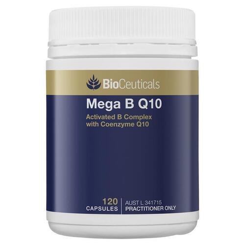 Bioceuticals Mega B Q10 120 Capsules