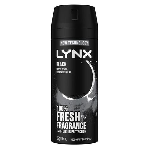 Lynx Deodorant Black 165ml