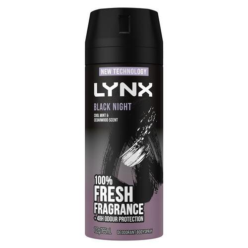 Lynx Deodorant Black Night 165ml