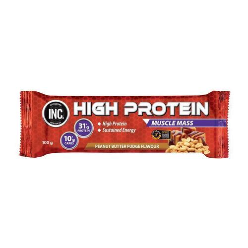 INC High Protein Bar Peanut Butter Fudge 100g