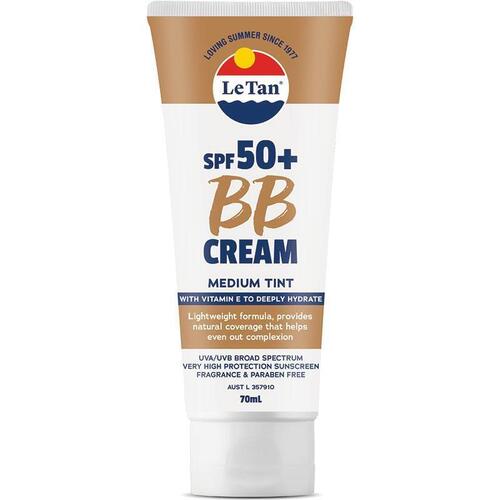 Le Tan SPF 50+ BB Tinted Medium 70ml