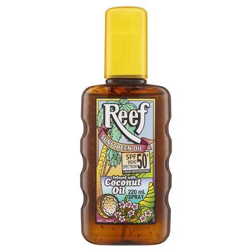 Reef SPF 50 Sunscreen Oil Spray 220ml