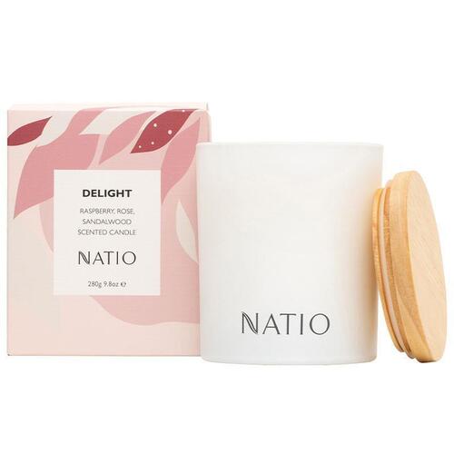 Natio Delight Scented Candle 280g Online Only