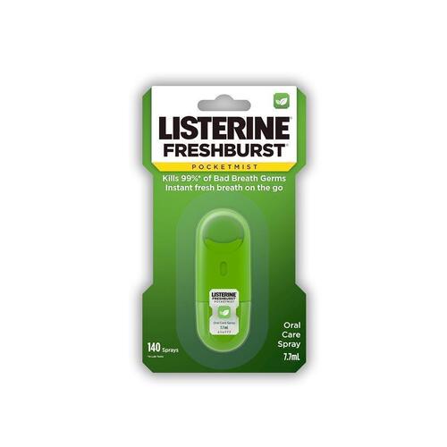 Listerine Pocketmist Oral Care Spray Freshburst 7.7mL