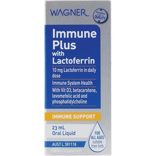 Wagner Immune Plus With Lactoferrin 23ml Oral Liquid