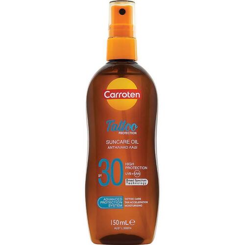 Carroten 30+ Tattoo Protection Suncare Oil 150ml