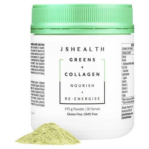 JSHEALTH Greens + Collagen 195g