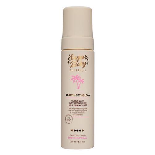 SugarBaby Ready Set Glow Ultra Dark Instant Bronze Self Tan Mousse 200ml