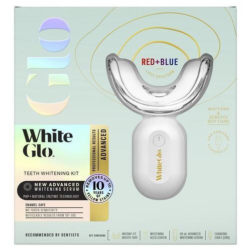 White Glo Advanced Whitening Red & Blue Light Kit