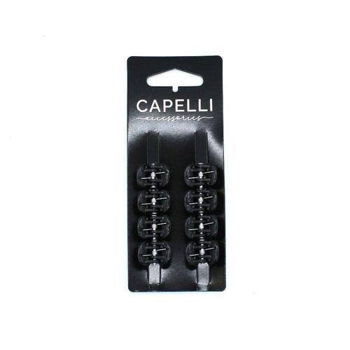 Capelli Ladies Mini Claws Black 8 Pack