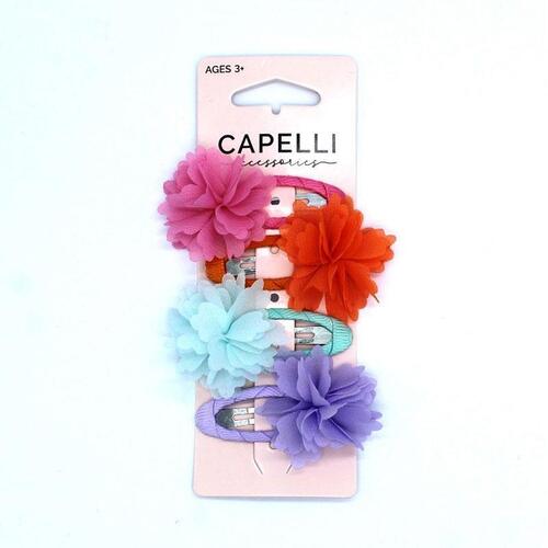 Capelli Kids Flower Clip 4 Pack