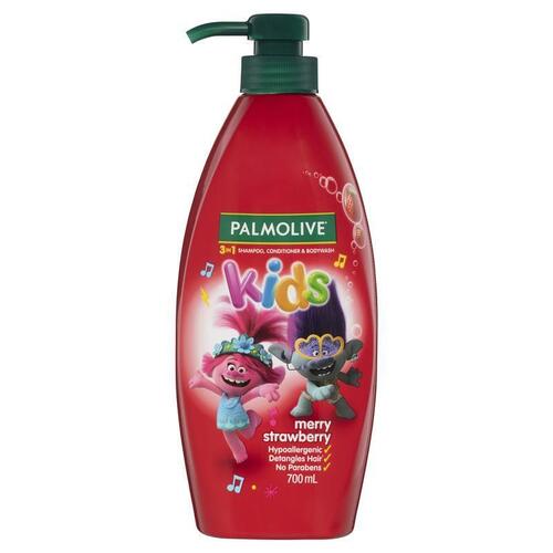 Palmolive Kids 3 In 1 Merry Strawberry 700ml