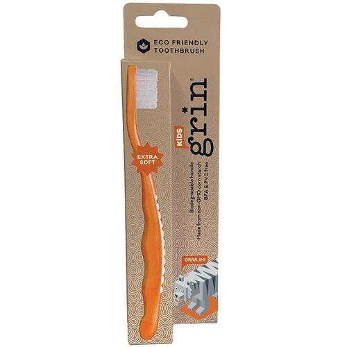 Grin Kids Bio Toothbrush Orange 1 Pack