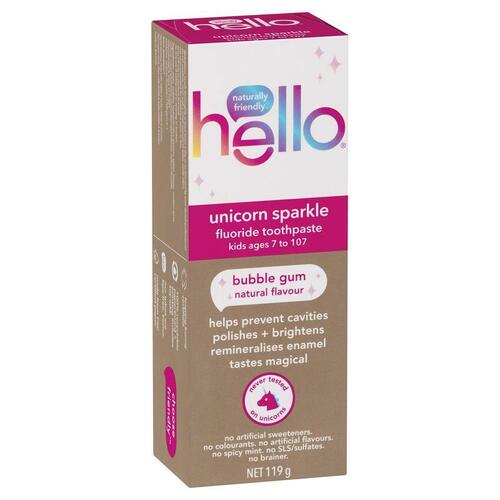 Hello Toothpaste Kids Unicorn Sparkle 119g