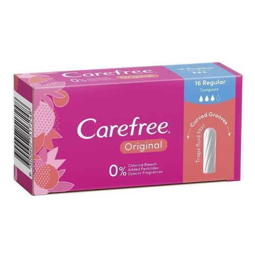 Carefree Original Regular Tampons 16