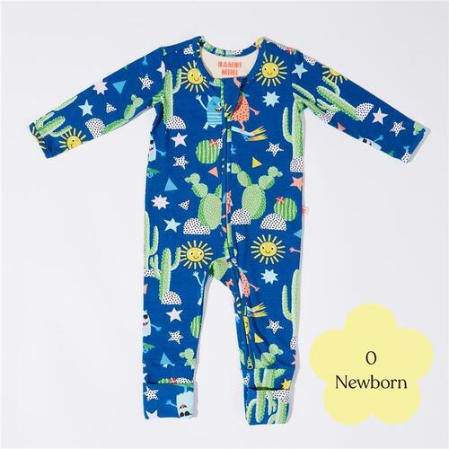 Bambi Mini Co. Wrigglesuit 0 Newborn Beaucoup Blue