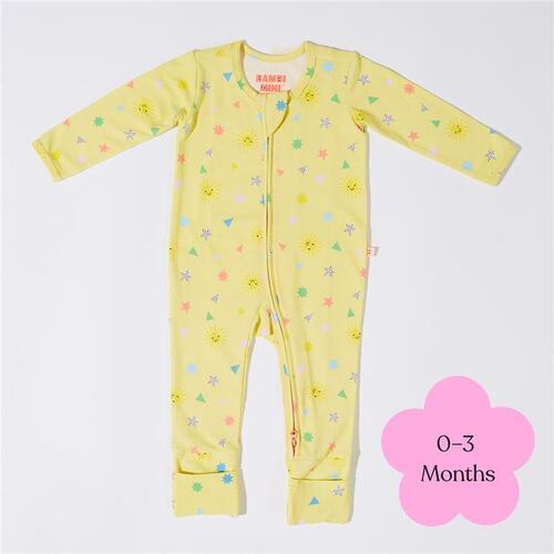 Bambi Mini Co. Wrigglesuit 0-3 Months Elfin Yellow