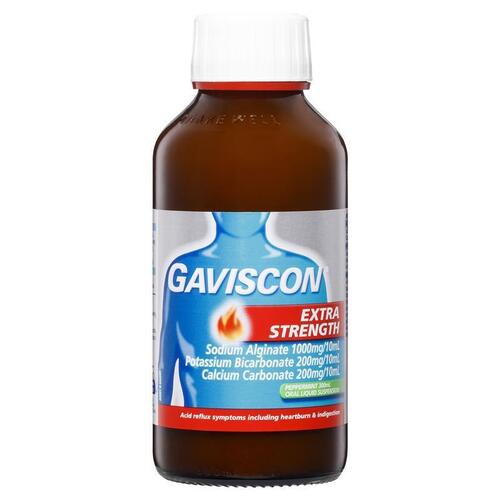 Gaviscon Extra Strength Heartburn & Indigestion Relief Peppermint 300ml