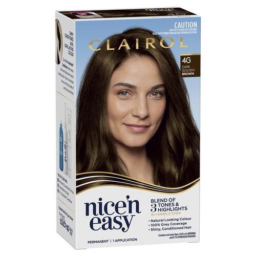 Clairol Nice n Easy 4G Dark Golden Brown