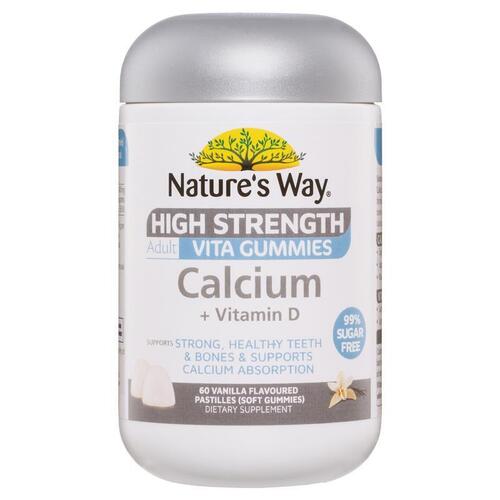 Nature's Way Adult Vita Gummies Sugar Free High Strength Calcium