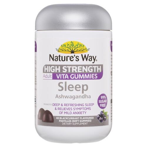 Nature's Way Adult Vita Gummies Sugar Free High Strength Sleep 40 Gummies