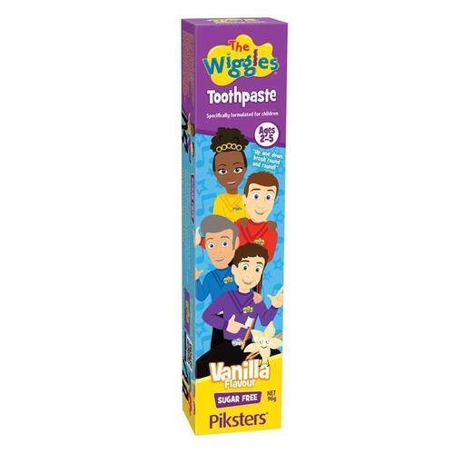 Piksters The Wiggles Toothpaste Sugar Free Vanilla Ages 2-5 96g