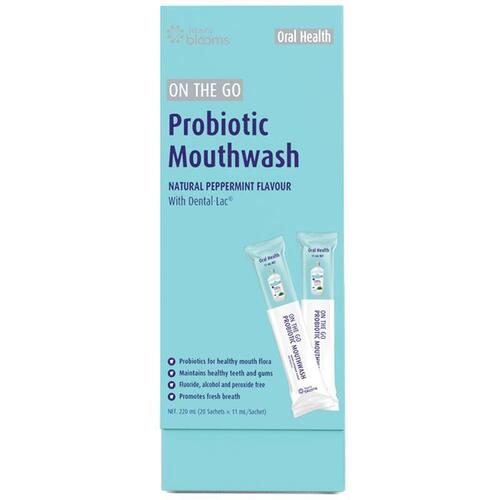 Henry Blooms On The Go Probiotic Mouthwash 11ml 20 Sachets