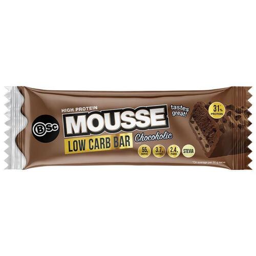 BSc High Protein Low Carb Mousse Protein Bar Chocoholic 55g