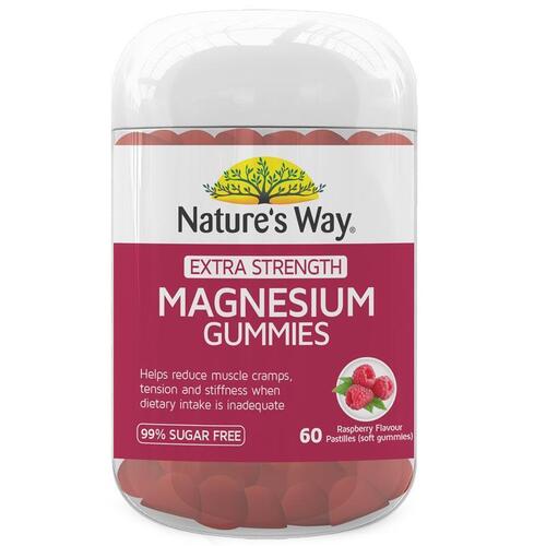 Nature's Way Extra Strength Magnesium Gummies 60 Pack