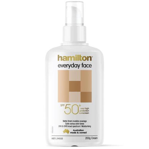 Hamilton SPF 50+ Everyday Face 200ml