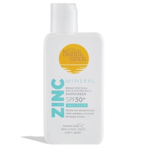 Bondi Sands Zinc Mineral SPF 50+ Face Fluid 50ml