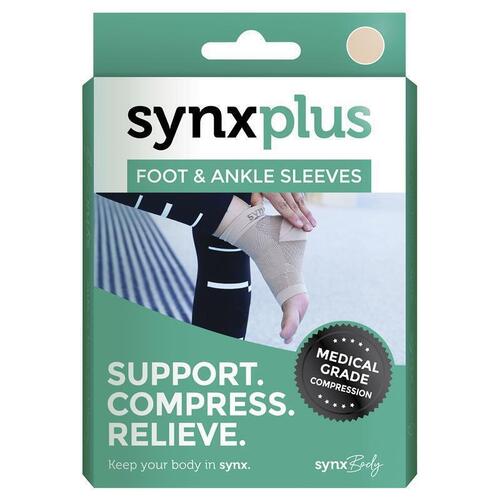 Synxplus Foot & Ankle Sleeve Nude Medium