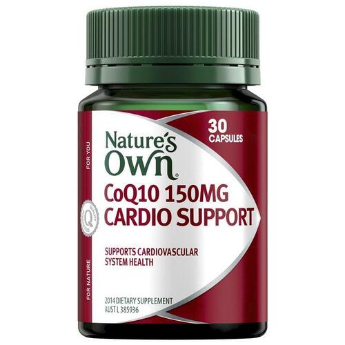 Nature's Own CoQ10 Cardio Support 150mg 30 Capsules